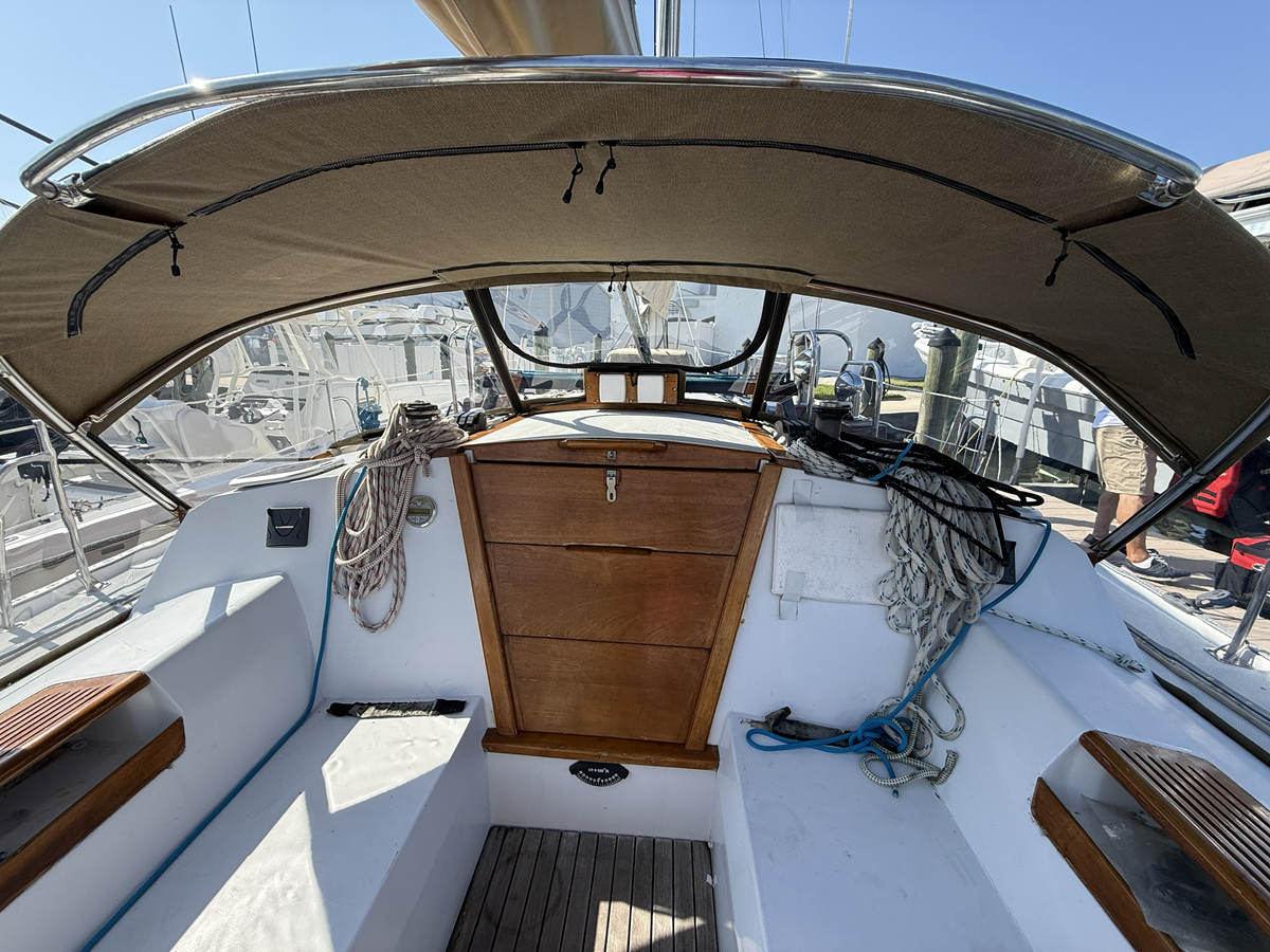 Sailboat cockpit canvas project
